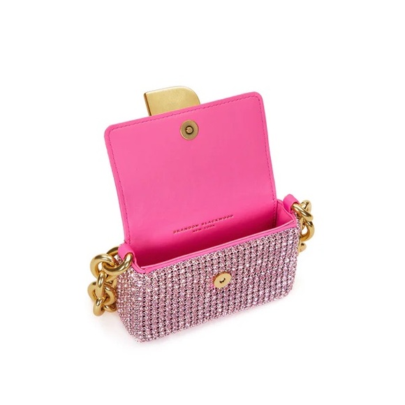 Brandon Blackwood Micro Nia Bag- Pink Crystal - Picture 3 of 6